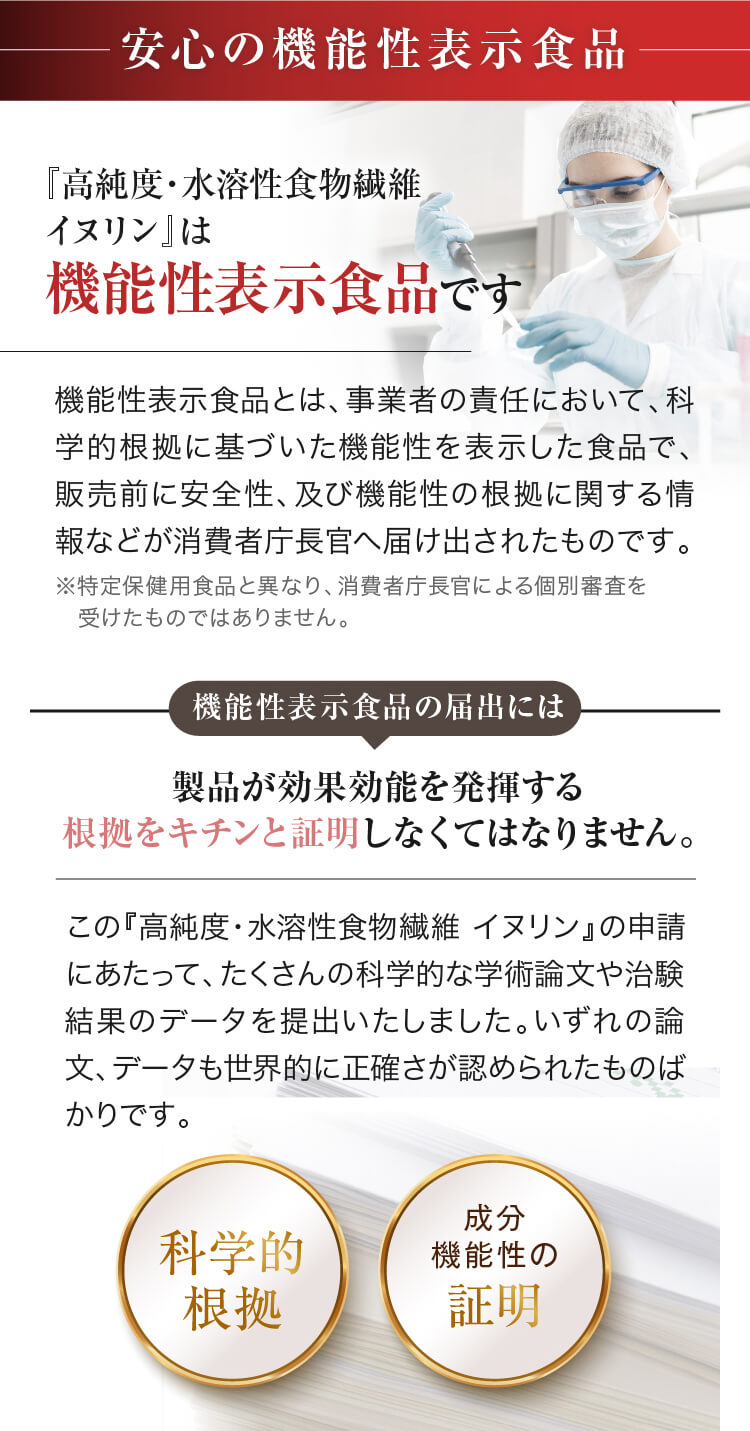 高純度 水溶性食物繊維 イヌリン